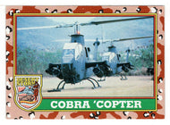 Cobra 'Copter (Trading Card) Desert Storm Coalition for Peace - 1991 Topps # 16 - Mint