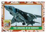 The Amazing AV-8B Harrier (Trading Card) Desert Storm Coalition for Peace - 1991 Topps # 32 - Mint