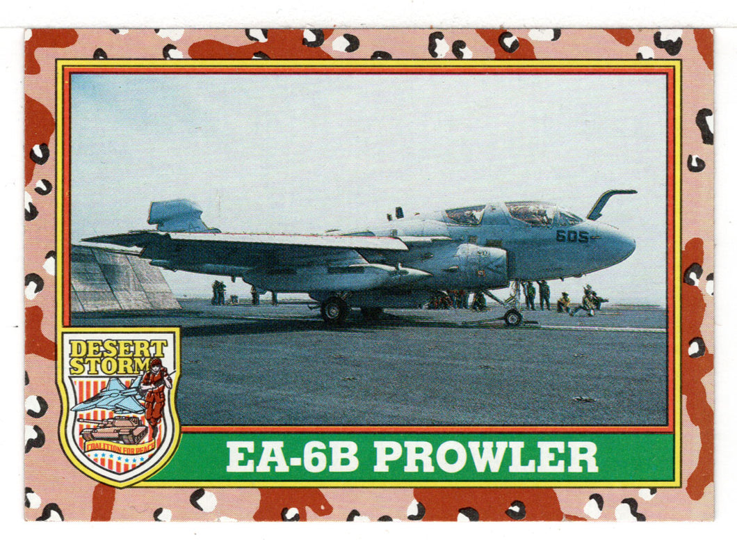 EA-6B Prowler (Trading Card) Desert Storm Coalition for Peace - 1991 Topps # 35 - Mint