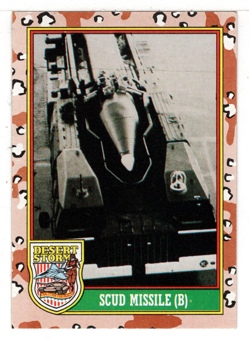 SCUD Missile (B) (Trading Card) Desert Storm Coalition for Peace - 1991 Topps # 51 - Mint