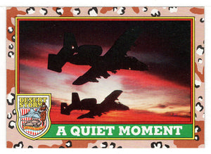 A Quiet Moment - Birth of the U.S. Marines (Trading Card) Desert Storm Coalition for Peace - 1991 Topps # 85 - Mint