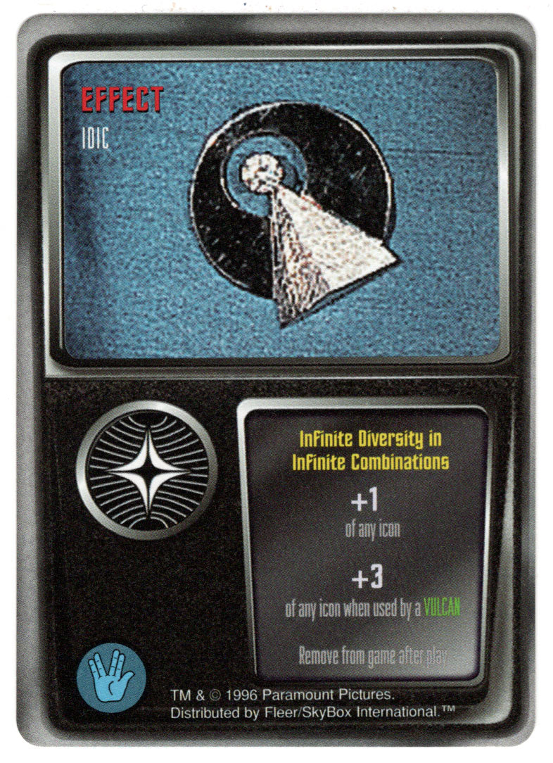 Effect - IDIC (Trading Card) - Star Trek The Card Game - 1996 Skybox - Mint
