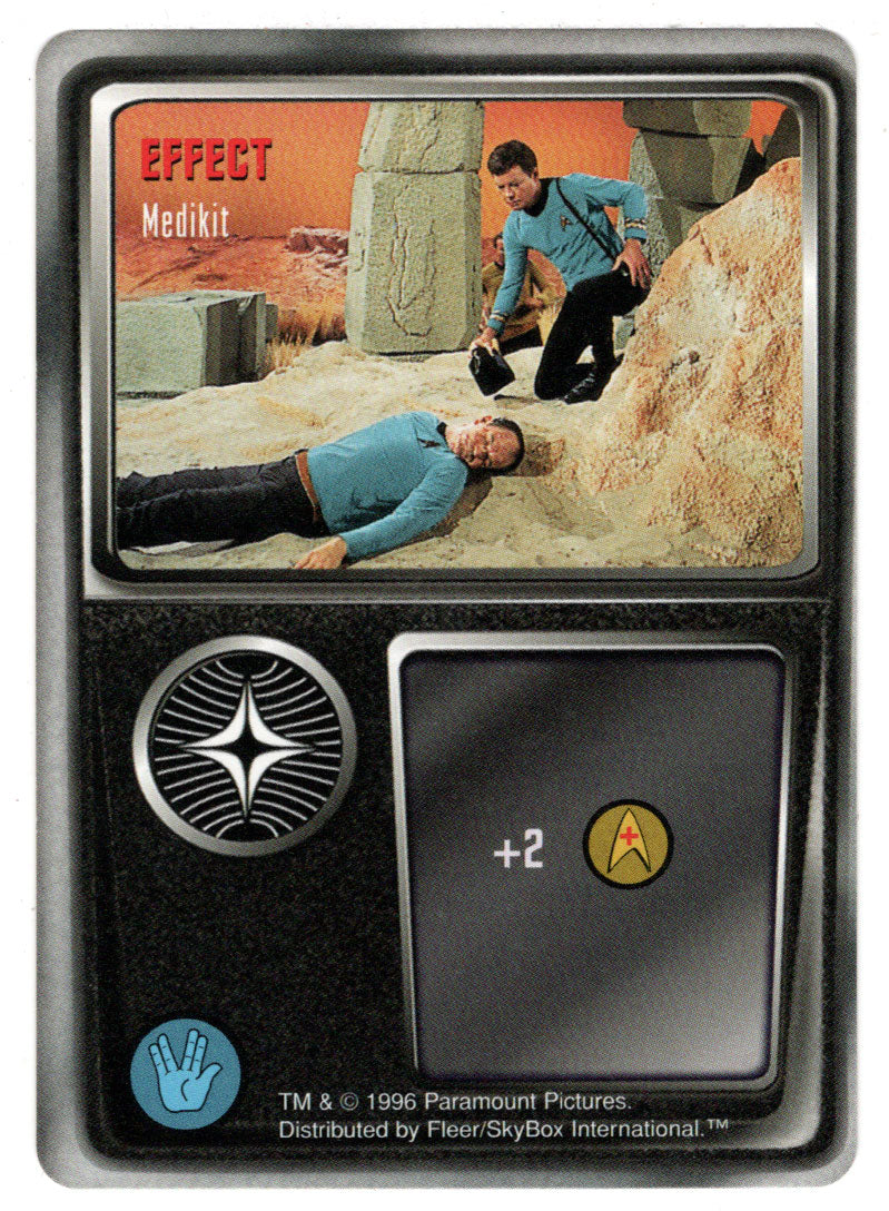 Effect - Medikit (Trading Card) - Star Trek The Card Game - 1996 Skybox - Mint