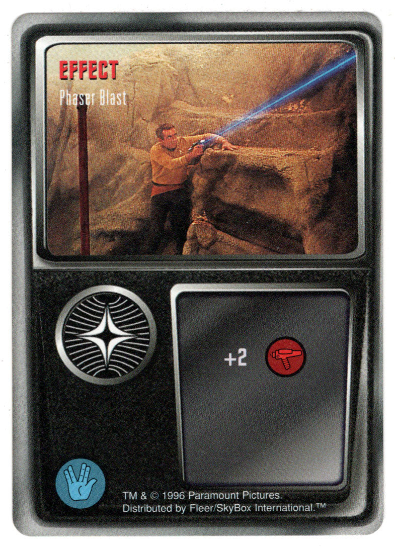 Effect - Phaser Blast (Trading Card) - Star Trek The Card Game - 1996 Skybox - Mint