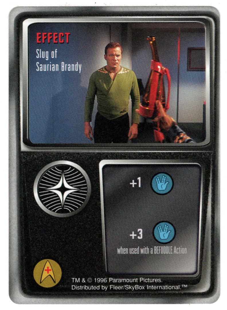Effect - Slug of Saurian Brandy (Trading Card) - Star Trek The Card Game - 1996 Skybox - Mint