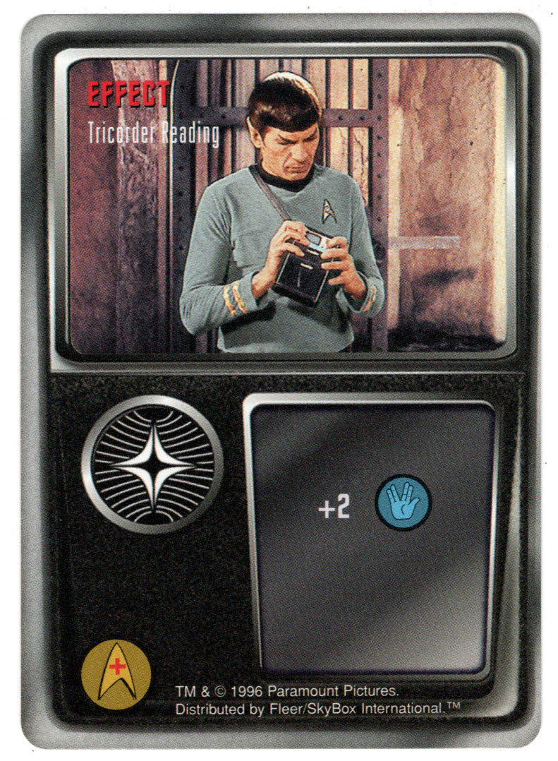 Effect - Tricorder Reading (Trading Card) - Star Trek The Card Game - 1996 Skybox - Mint