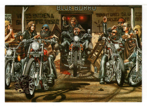 The Blue Burro (Trading Card) Easyriders Motorcyles - 1993 Paisano Publications # 25 - Mint