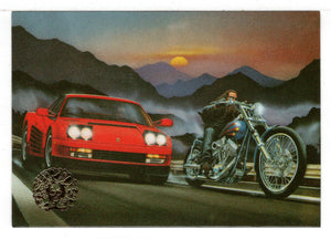 Mountain Skirmish (Trading Card) Easyriders Motorcyles - 1993 Paisano Publications # 57 - Mint