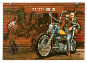 Saloon No. 10 (Trading Card) Easyriders Motorcyles - 1993 Paisano Publications # 71 - Mint