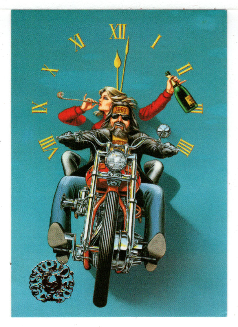 First Ride of the Year (Trading Card) Easyriders Motorcyles - 1993 Paisano Publications # 80 - Mint