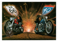 From Chicago to L.A. (Trading Card) Easyriders Motorcyles - 1993 Paisano Publications # 89 - Mint