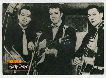 Elvis Early Days - Trio of Musicians (Trading Card) Elvis Collection - Series One - 1992 The River Group # 1 - Mint