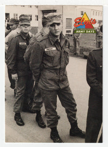 Elvis Army Days - Handsome, Young American Males (Trading Card) Elvis Collection - Series One - 1992 The River Group # 45 - Mint