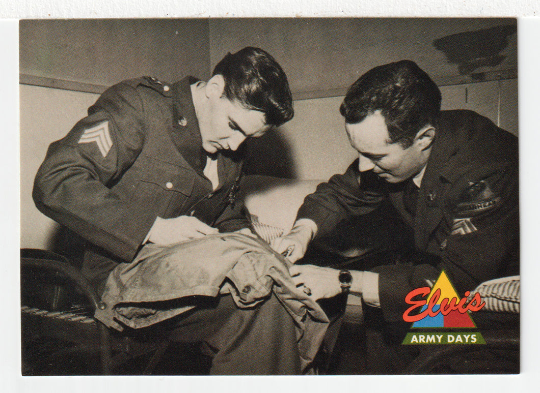 Elvis Army Days - Sergeant Presley (Trading Card) Elvis Collection - Series One - 1992 The River Group # 68 - Mint