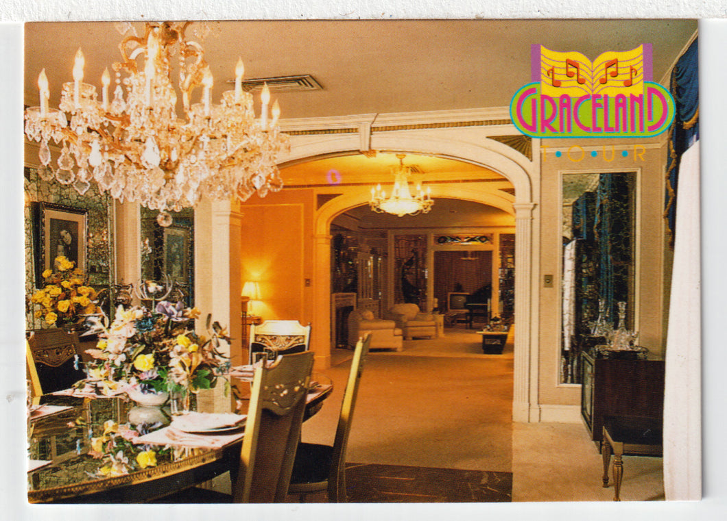 Graceland - Dining Room (Trading Card) Elvis Collection - Series One - 1992 The River Group # 172 - Mint