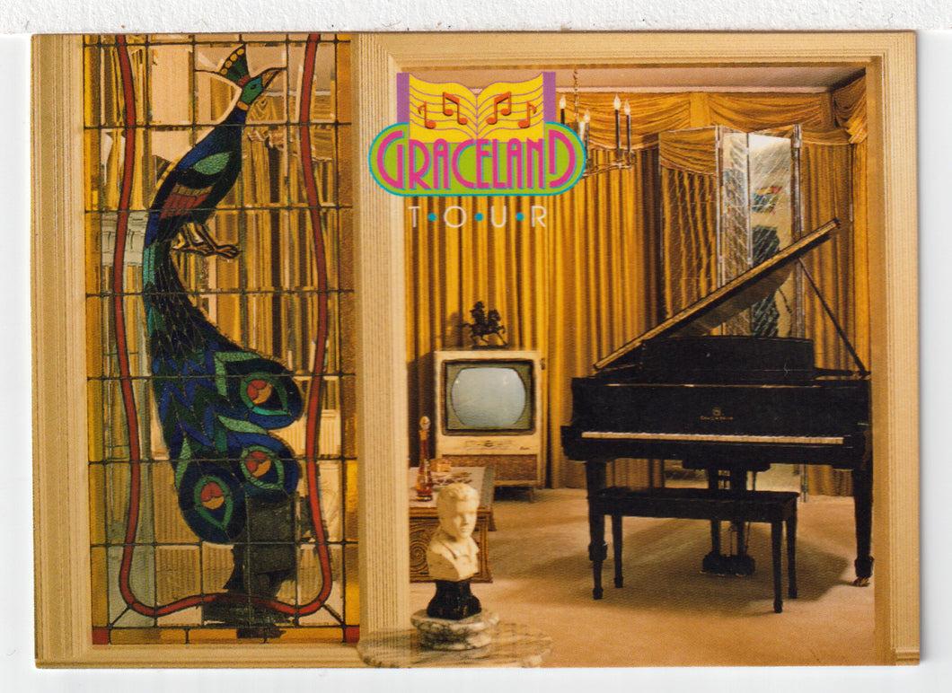 Graceland - Living Room (Trading Card) Elvis Collection - Series One - 1992 The River Group # 173 - Mint