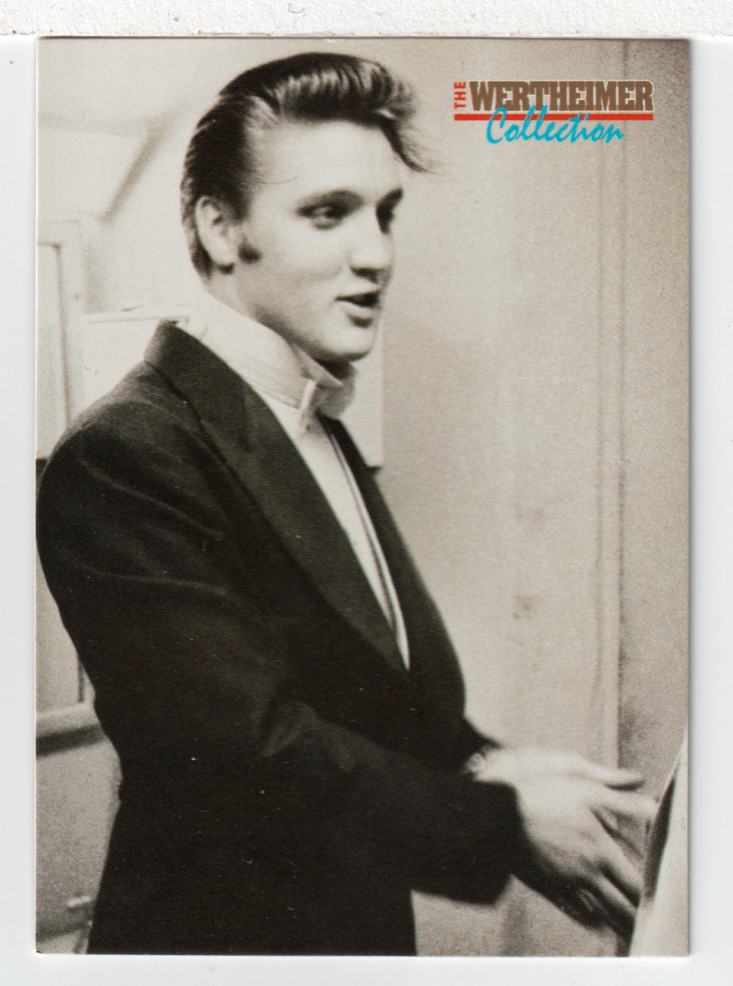 Wertheimer Collection - Backstage at The Steve Allen Show (Trading Card) Elvis Collection - Series One - 1992 The River Group # 247 - Mint