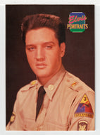 Elvis Portraits - In Uniform (Trading Card) Elvis Collection - Series One - 1992 The River Group # 352 - Mint
