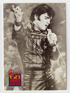 Elvis '68 Comeback Special - Live in Concert in Leather (Trading Card) Elvis Collection - Series One - 1992 The River Group # 404 - Mint