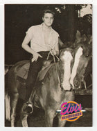 Elvis at The Gulf Hills Dude Ranch, Ocean Springs, Mississippi (Trading Card) Elvis Collection - Series One - 1992 The River Group # 473 - Mint