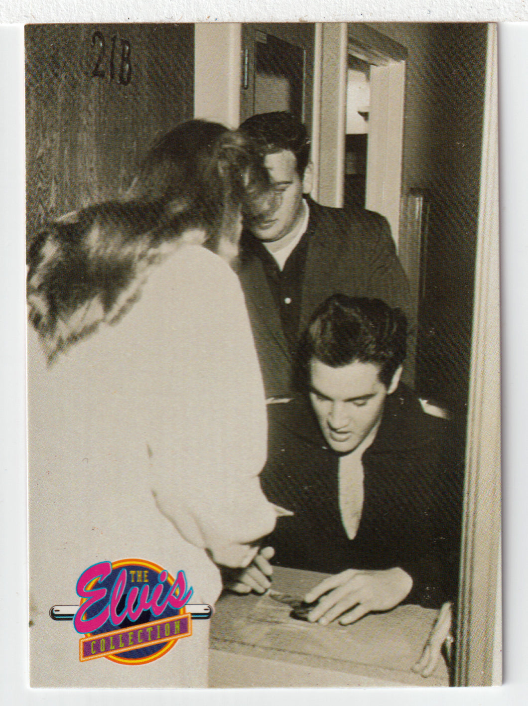 Elvis Autographing for his Fans (Trading Card) Elvis Collection - Series One - 1992 The River Group # 574 - Mint