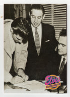 Elvis Signs with RCA Victor Records, November 20, 1955 (Trading Card) Elvis Collection - Series One - 1992 The River Group # 599 - Mint