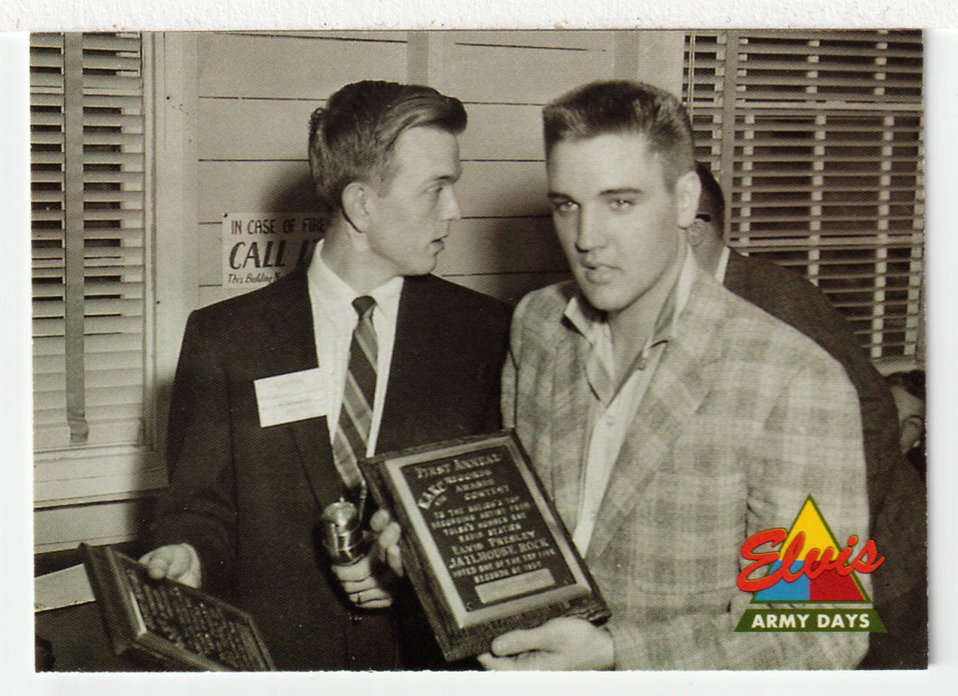 Elvis Army Days - 1958 Interview (Trading Card) Elvis Collection - Series Two - 1992 The River Group # 35 - Mint