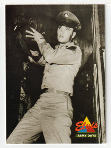Elvis Army Days - Shouldering the Duffel Bag (Trading Card) Elvis Collection - Series Two - 1992 The River Group # 40 - Mint
