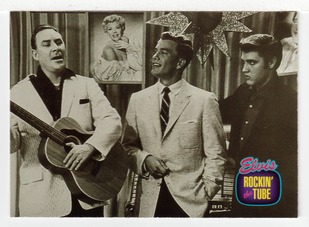 Elvis Rockin' The Tube - Top Ten Dance with Wink Martindale (Trading Card) Elvis Collection - Series Two - 1992 The River Group # 140 - Mint