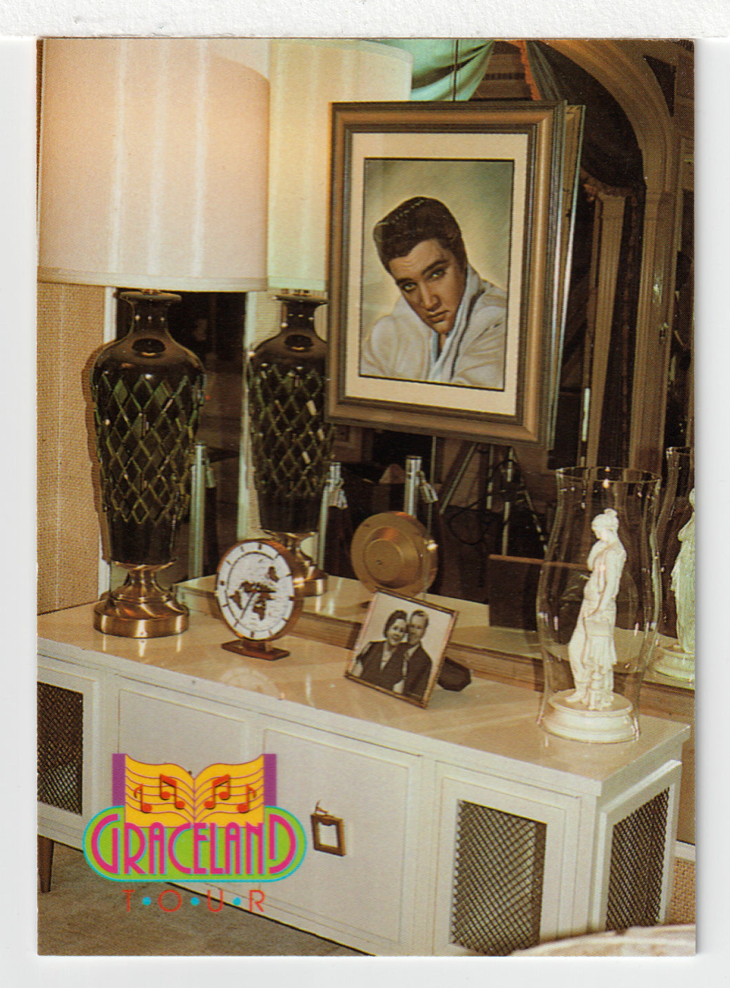 Graceland - The Living Room (Trading Card) Elvis Collection - Series Two - 1992 The River Group # 176 - Mint