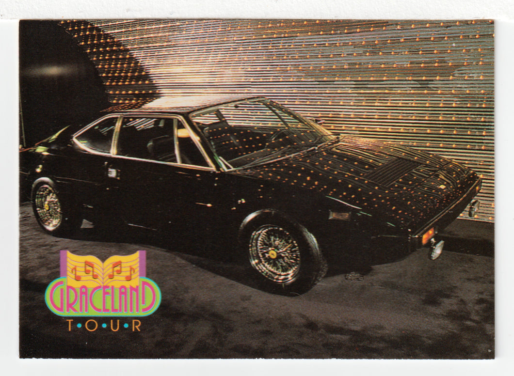 Graceland - 1975 Dino Ferrari 308 GT4 Coupe (Trading Card) Elvis Collection - Series Two - 1992 The River Group # 218 - Mint