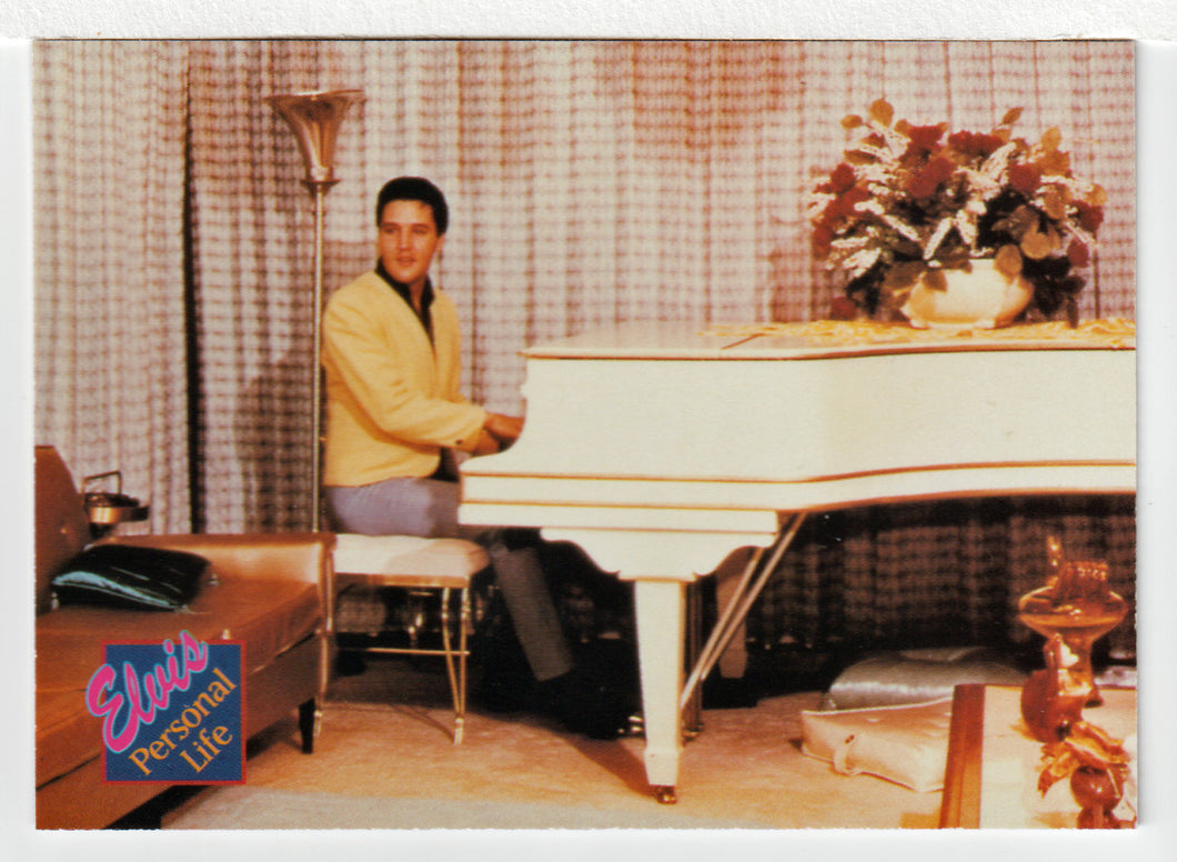 Elvis Personal Life - Music Room at Graceland (Trading Card) Elvis Collection - Series Two - 1992 The River Group # 339 - Mint
