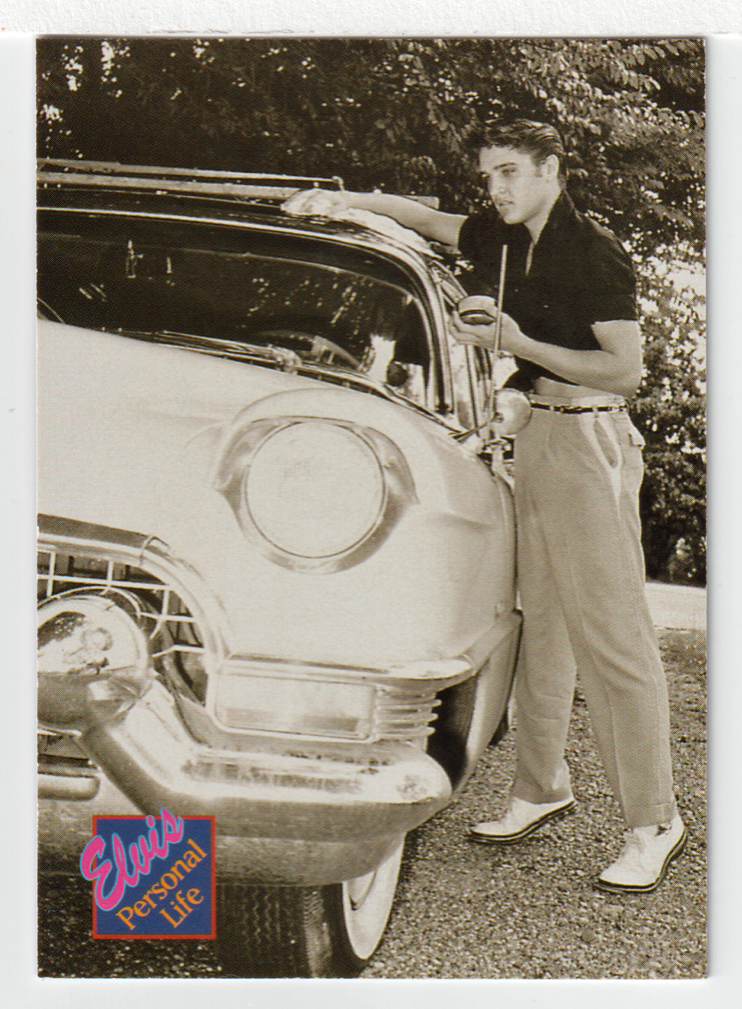 Elvis Personal Life - Caring for The Car (Trading Card) Elvis Collection - Series Two - 1992 The River Group # 342 - Mint