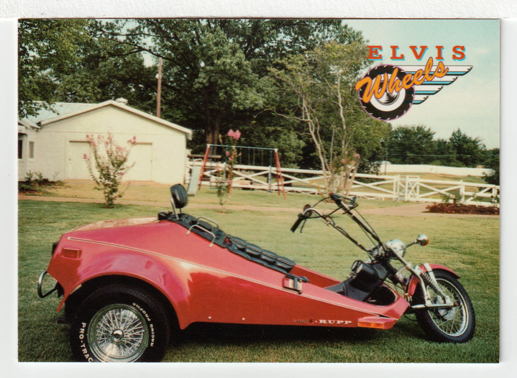 Elvis Wheels - Supertrike 3 Wheeler (Trading Card) Elvis Collection - Series Two - 1992 The River Group # 377 - Mint