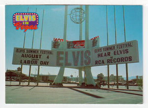 Elvis in Vegas - Vegas Sign (Trading Card) Elvis Collection - Series Two - 1992 The River Group # 446 - Mint