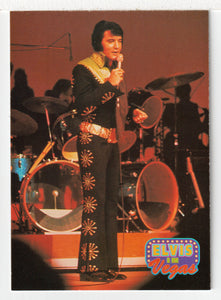 Elvis in Vegas - February 19, 1973 (Trading Card) Elvis Collection - Series Two - 1992 The River Group # 450 - Mint