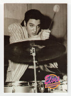 Elvis as a Drummer (Trading Card) Elvis Collection - Series Two - 1992 The River Group # 568 - Mint