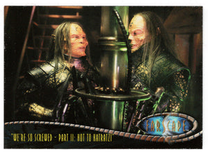 Aeryn and Crichton go to See Scorpius (Trading Card) Farscape - Season Four - 2003 Rittenhouse Archives # 279 - Mint