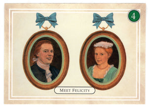 Felicity - Parents (Edward & Martha) - American Girl (Trading Card) # 4 - 1994 Pleasant Company - Mint