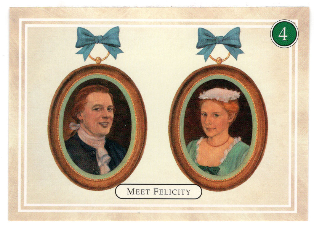 Felicity - Parents (Edward & Martha) - American Girl (Trading Card) # 4 - 1994 Pleasant Company - Mint