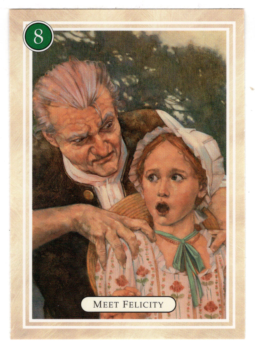 Felicity - Caught by Jiggy Nye - American Girl (Trading Card) # 8 - 1994 Pleasant Company - Mint