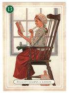 Felicity - Learning a Lesson - American Girl (Trading Card) # 13 - 1994 Pleasant Company - Mint