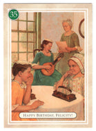 Felicity - Happy Birthday, Music Lesson - American Girl (Trading Card) # 35 - 1994 Pleasant Company - Mint