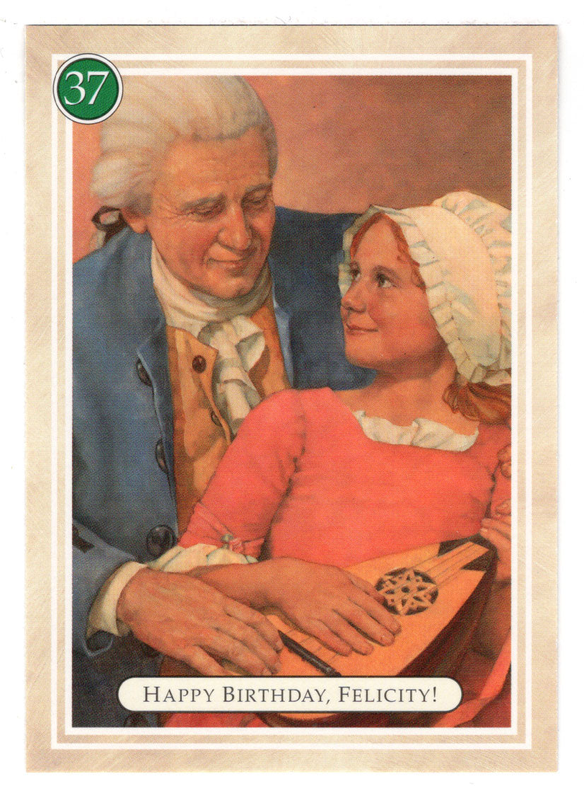 Felicity - Happy Birthday, The Guitar - American Girl (Trading Card) # 37 - 1994 Pleasant Company - Mint