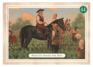 Felicity - Saves the Day, Early Morning Ride - American Girl (Trading Card) # 44 - 1994 Pleasant Company - Mint