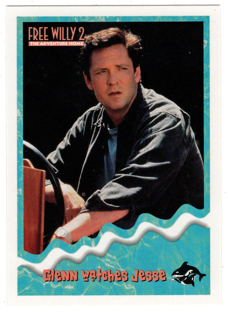 Glenn Watches Jesse (Trading Card) Free Willy 2 - 1995 Skybox # 3 - Mint