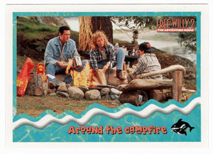 Around The Campfire (Trading Card) Free Willy 2 - 1995 Skybox # 9 - Mint