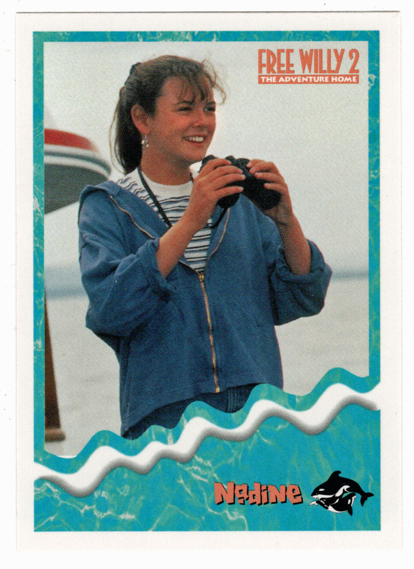 Randolph's God-Daighter, Nadine (Trading Card) Free Willy 2 - 1995 Skybox # 11 - Mint