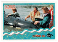 Giving Aid - Glenn and Annie Stay Ready! (Trading Card) Free Willy 2 - 1995 Skybox # 35 - Mint