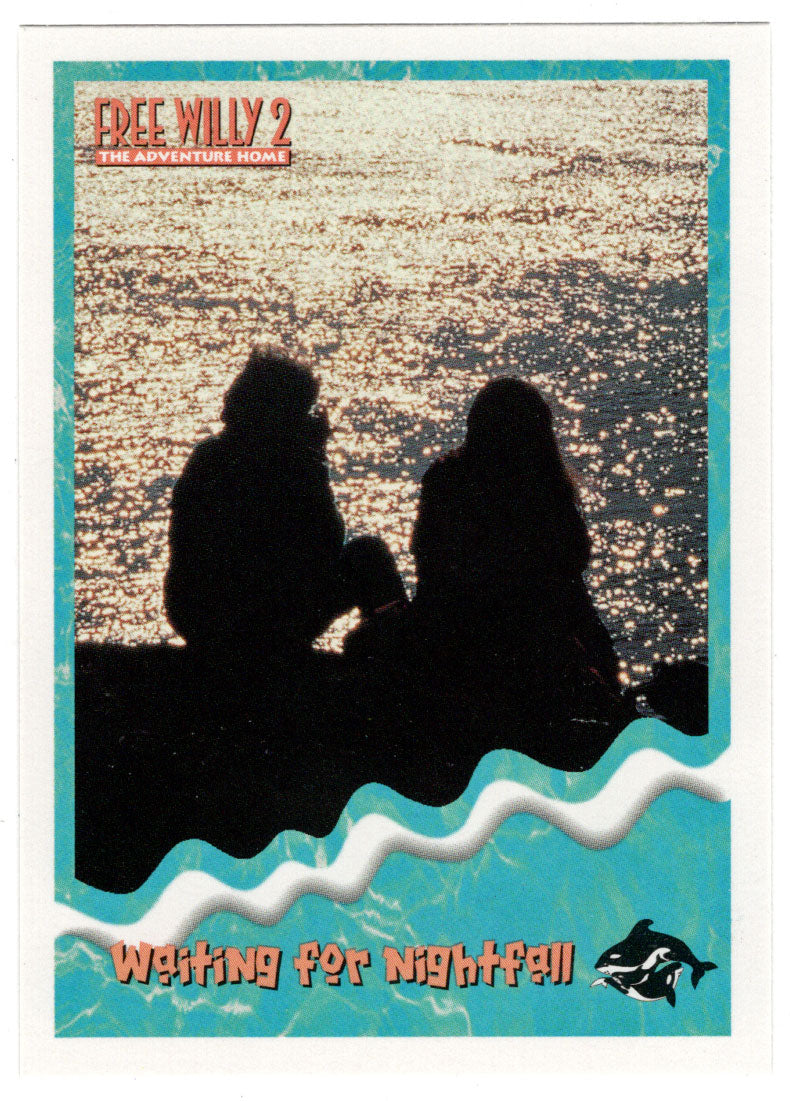 Waiting for Nightfall (Trading Card) Free Willy 2 - 1995 Skybox # 49 - Mint